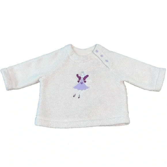 Hanna Andersson Fairy Fuzzy Fleece Sweater Size 60 - Picture 1 of 6
